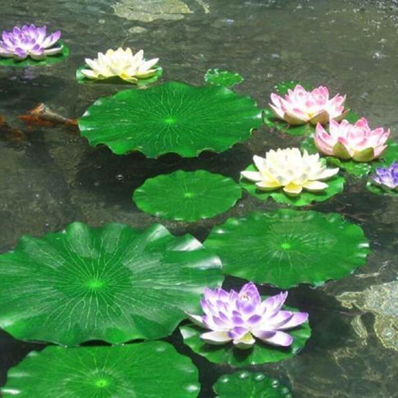 2026 Artificial Water Lily Lot - Marine Fish Tank recension och pris