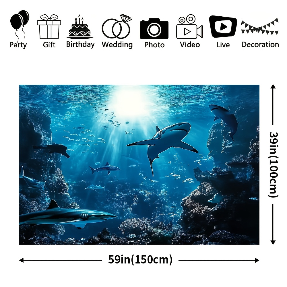 Majestic Deep Sea Shark Wall T - Marine Aquarium recension och pris