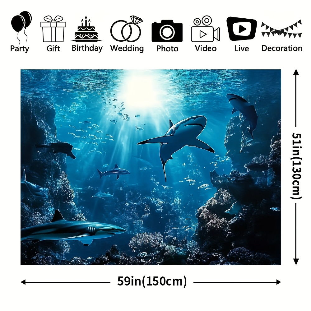 Majestic Deep Sea Shark Wall T - Marine Aquarium recension och pris