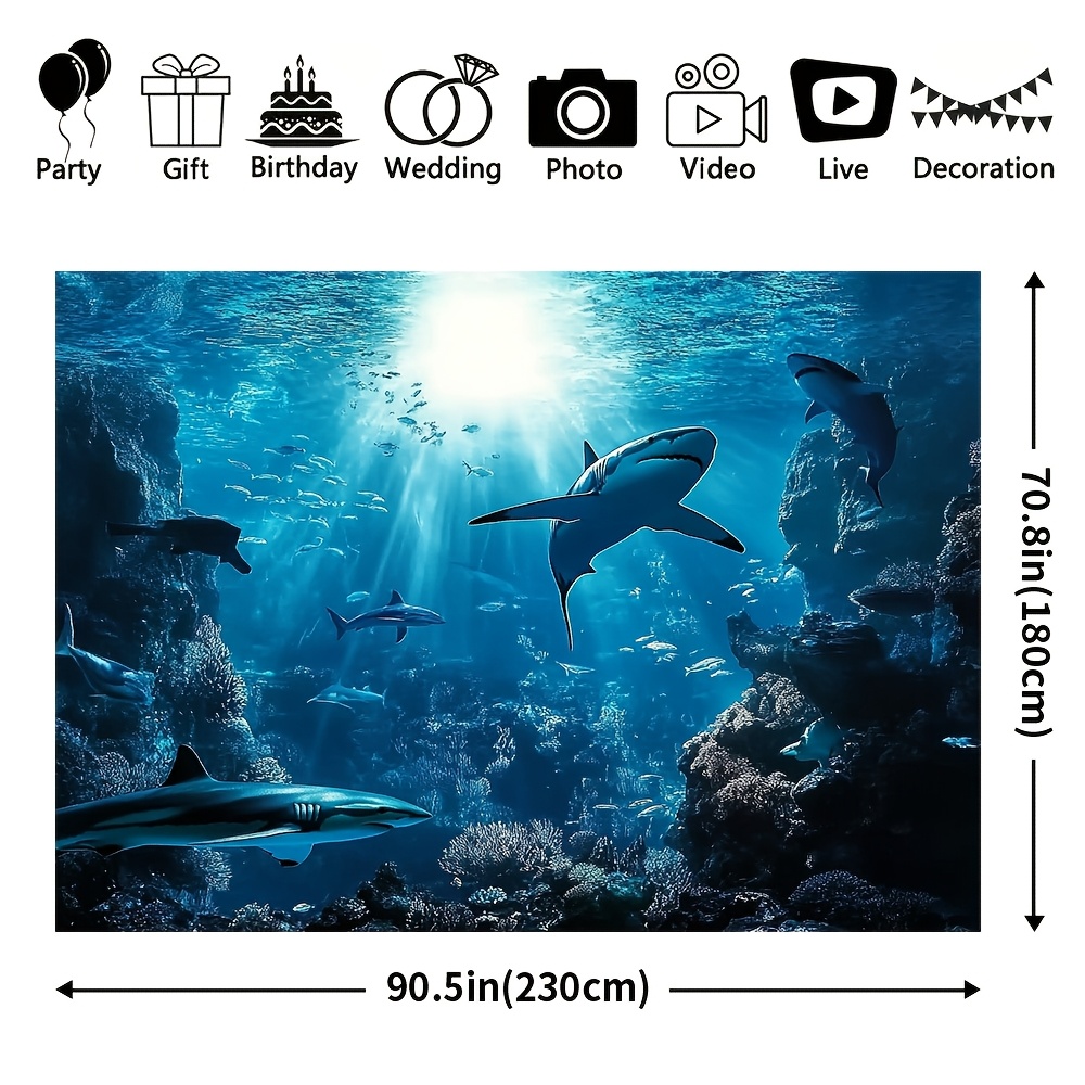 Majestic Deep Sea Shark Wall T - Marine Aquarium recension och pris