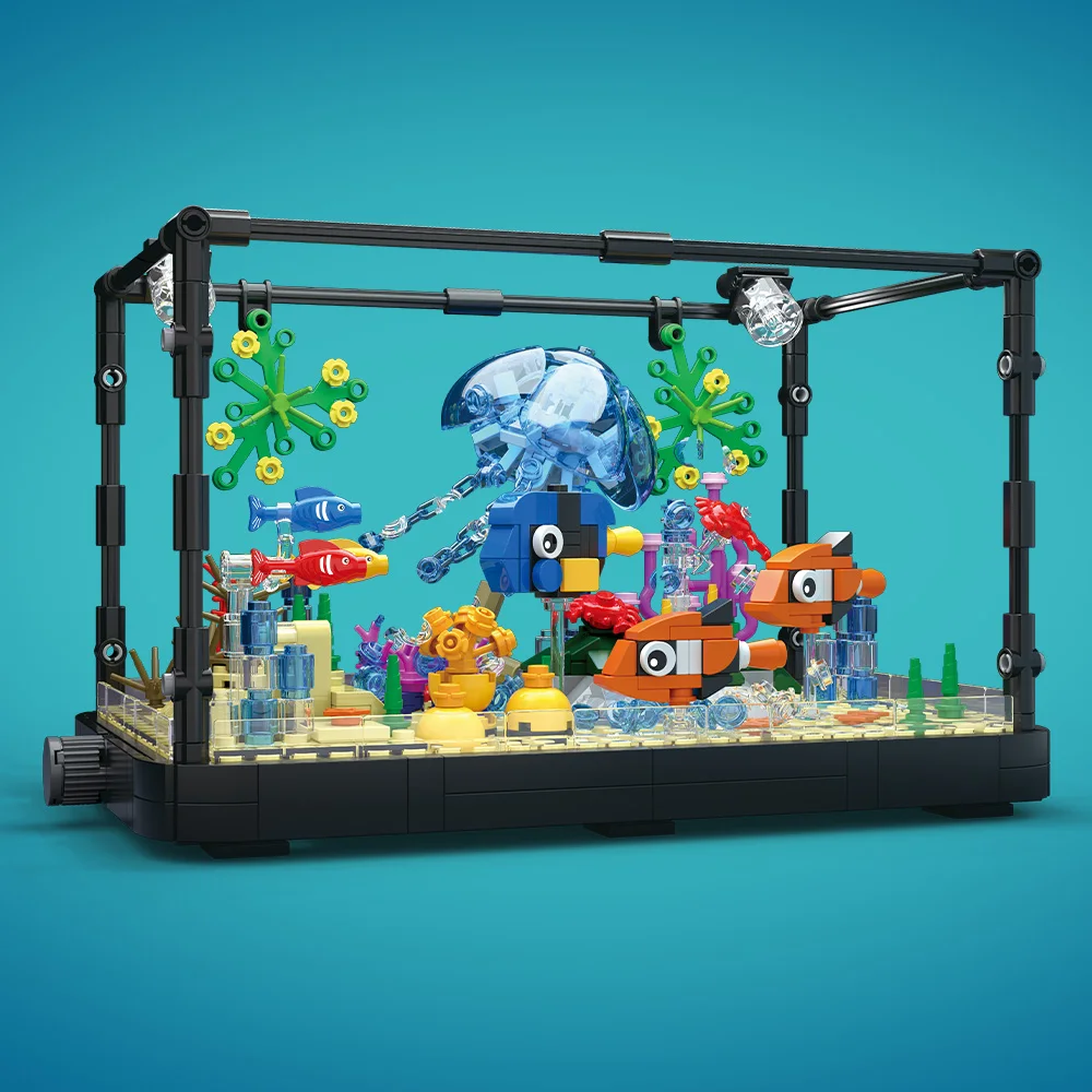 Fish Tank Building Block Set w - Marine Aquarium recension och pris