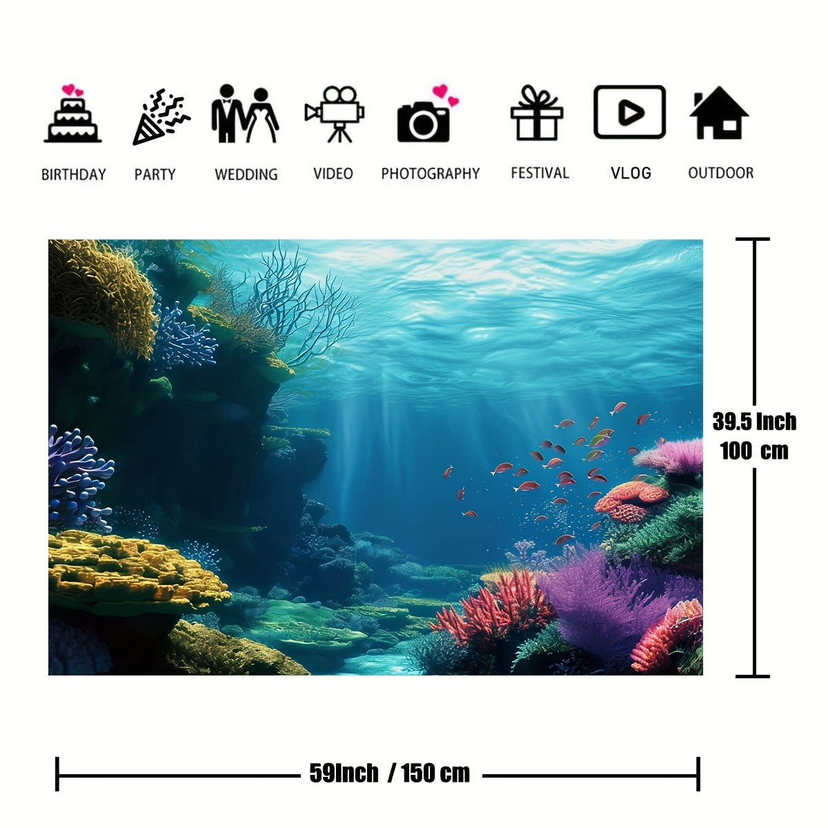 1pc Underwater Coral Reef Fish - Marine Aquarium recension och pris