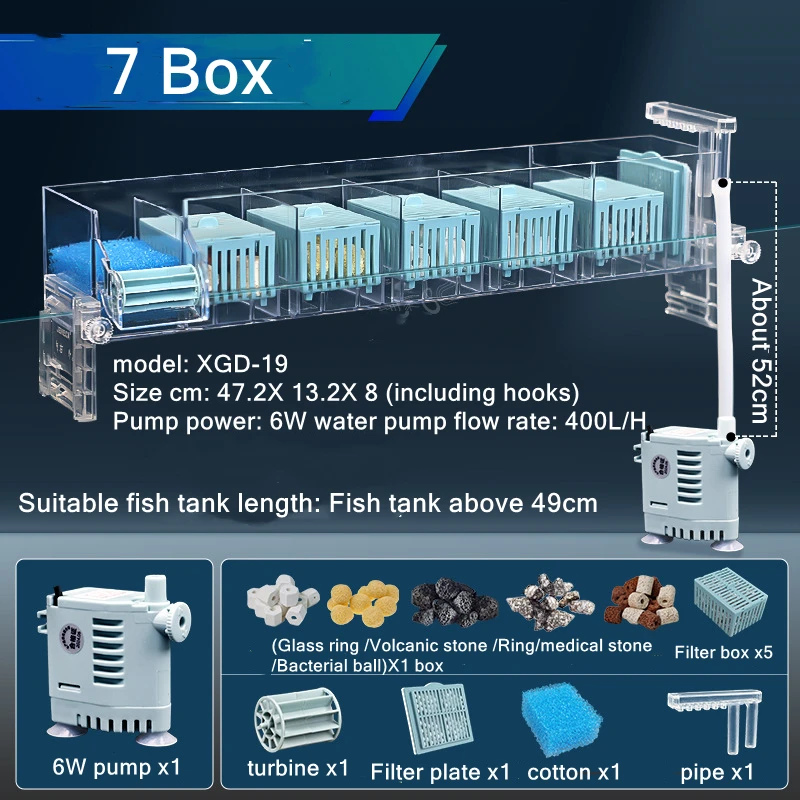 220V Aquarium Wall-Mounted Wat - Reef Tank Filter recension och pris